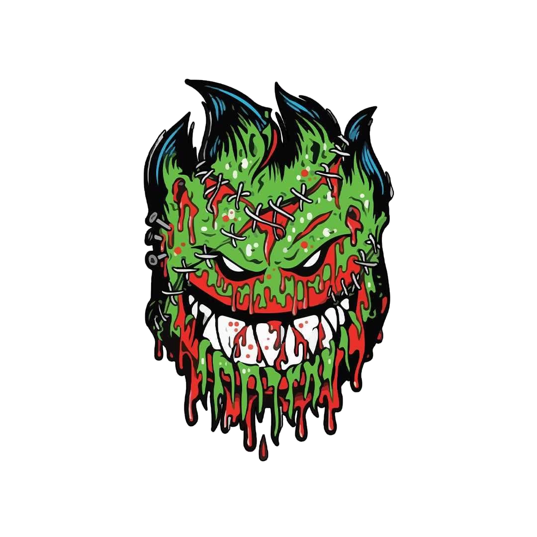 Scarred Monster sticker